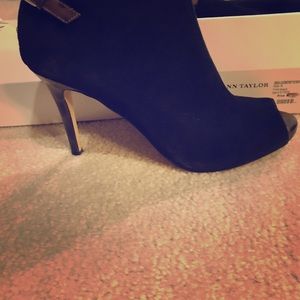 Ann Taylor Peep Toe Bootie
